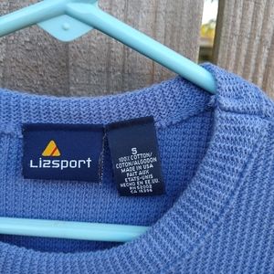 Lizsport short sleeve sweater Size small